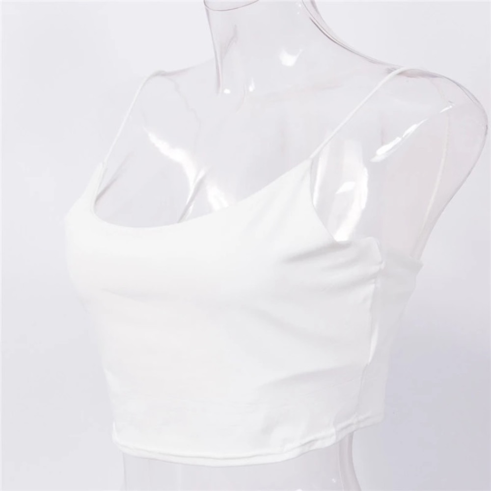 Spaghetti strap crop top - Picture 2 of 4